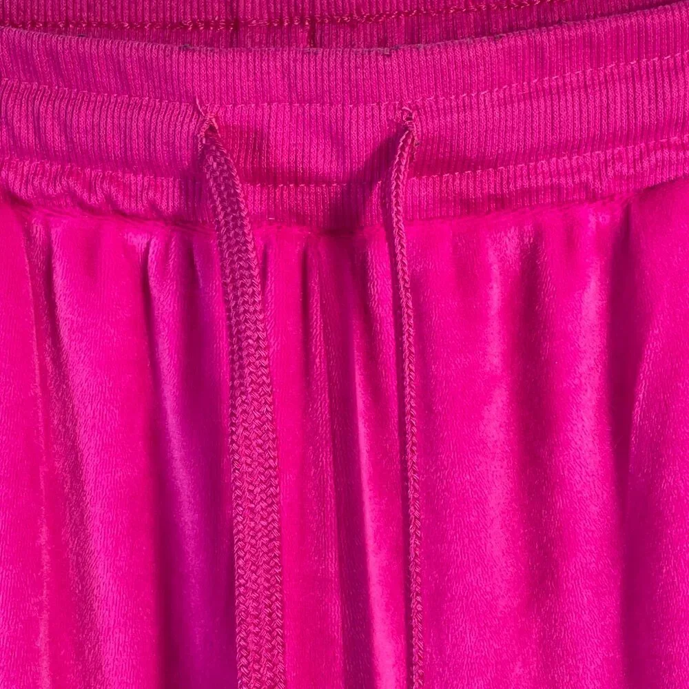 Juicy Couture Velour Lounge Pants Pink Wide Leg Y2K S - Picture 5 of 10
